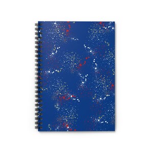 Vibrant Spiral Notebook, Artistic Journal, School Supplies, Gift for Students, Colorful Writing Companion, Creative Planner