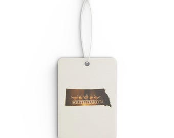 South Dakota Car Air Freshener - Unique Travel Gift, Home Fragrance, Car Decor, State Pride, Souvenir Air Freshener