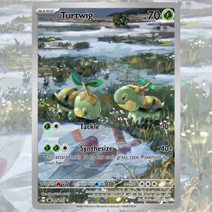Collection d'art Pokémon Gen 4 Turtwig # 387 carte personnalisée * HESED Custom Co *