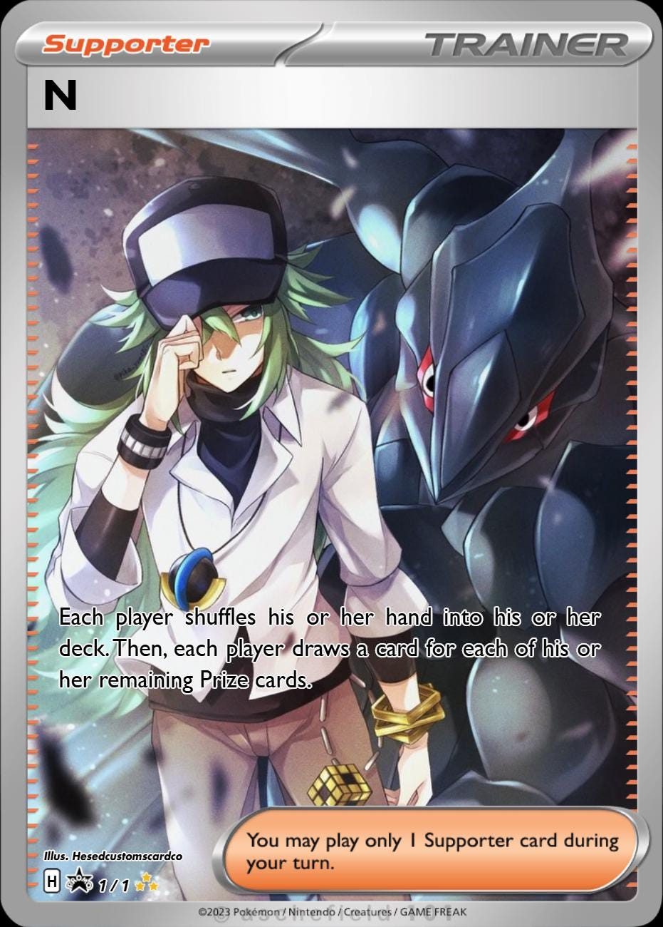 トレーナーNカスタムフルアートポケモンカード（ゼクロム付き） - Etsy