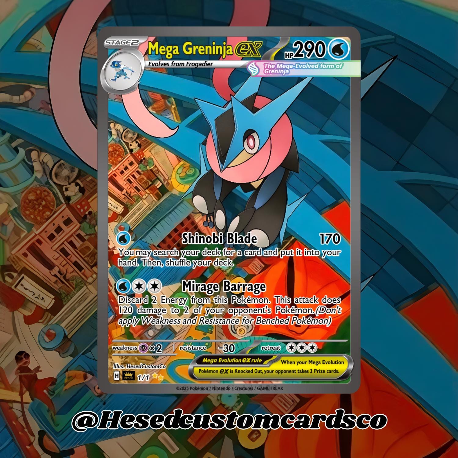 Greninja rainbow - Etsy 日本