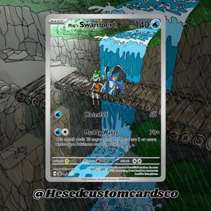 swampert pokemon card full art Pokmon Swampert EX Full Art Custom Card