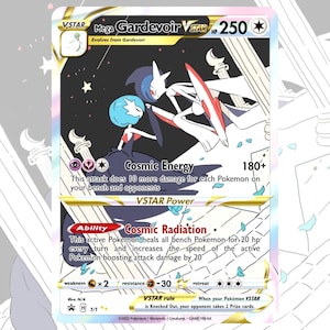 Carte holographique personnalisée Gardevoir VStar pour Pokémon Gardevoir