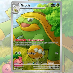 Pokémon Gen 4 Art Collection Grotle #388 Carte personnalisée *HESED Custom Co*