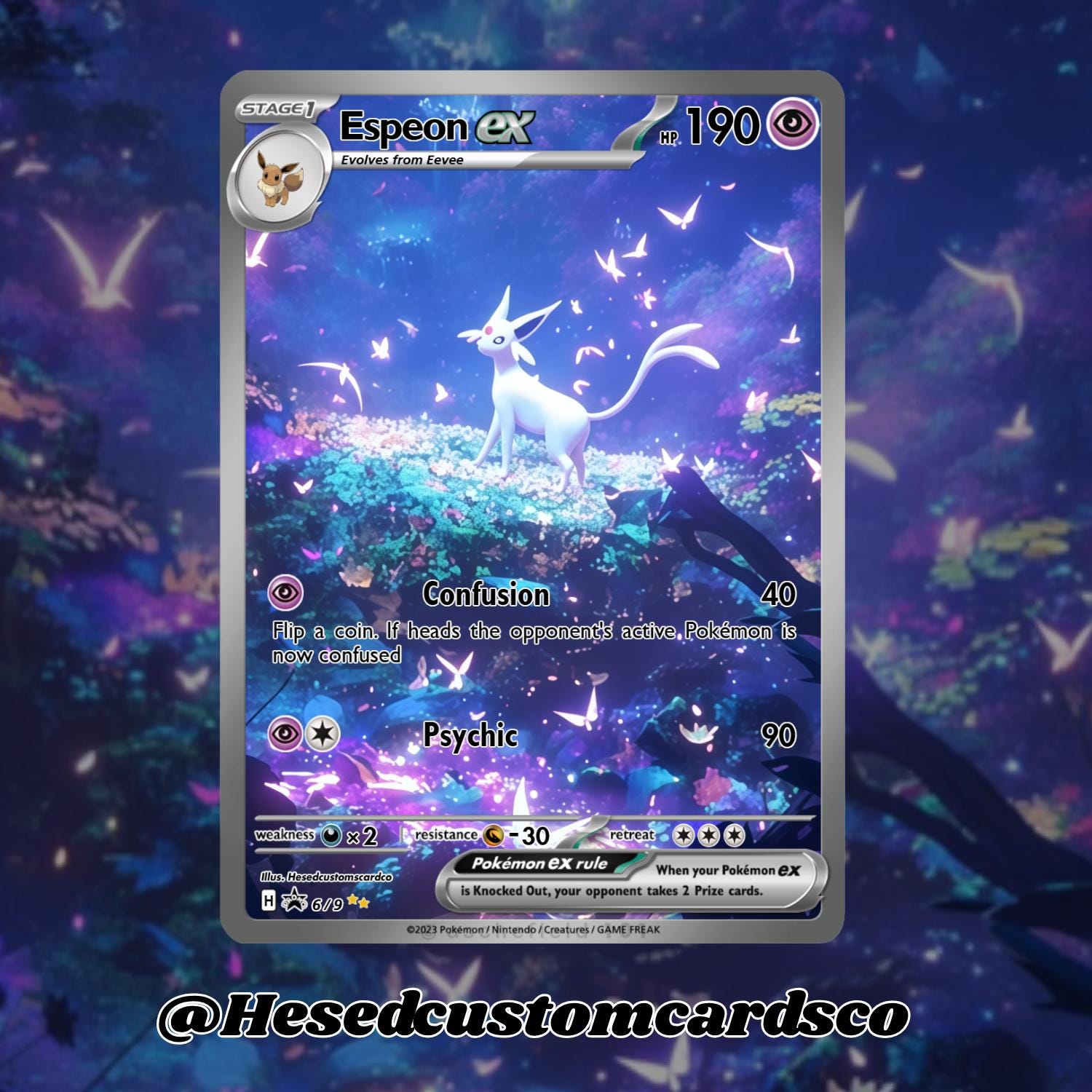 エーフィ イラスト レア フルアート ポケモンカード *ホログラフィック