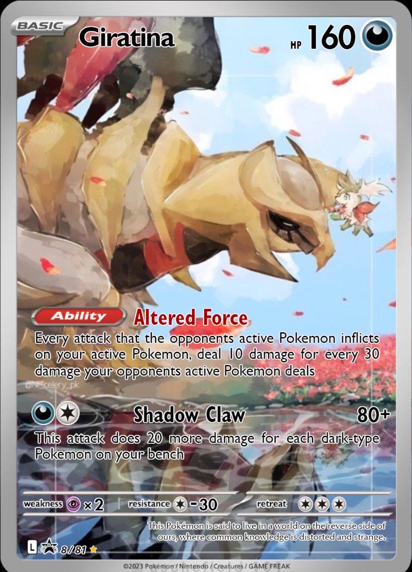Giratina Shiny Custom Pokmon Card Legendary Alt Art Collection - Etsy Denmark Giratina Shiny Custom Pokmon Card Legendary Alt Art Collection - Etsy Denmark