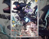 Nのゼクロム フルアートカスタムポケモンカード - Etsy 日本