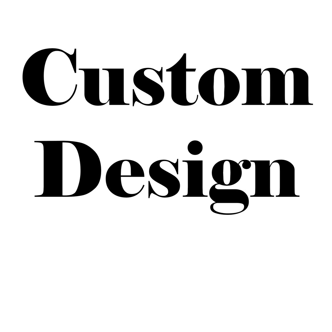Custom Design - Etsy