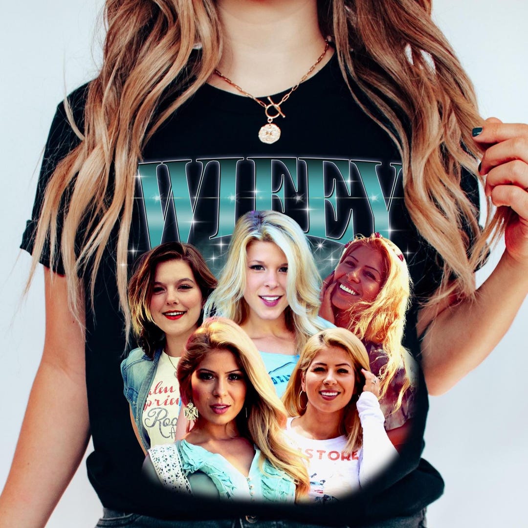 Custom Wifey Bootleg Rap Tee – Personalized Comfort Colors 90s Vintage ...