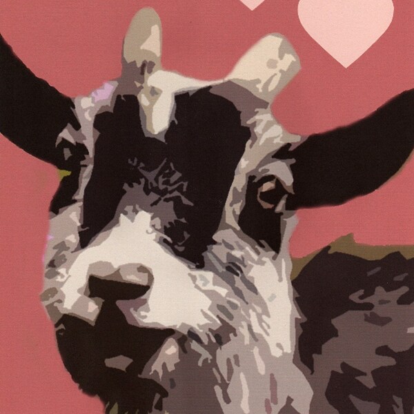 LE print - Goat Friend