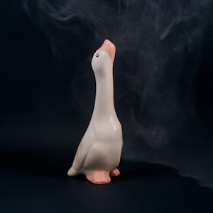 Ceramic loose goose smoking pipe