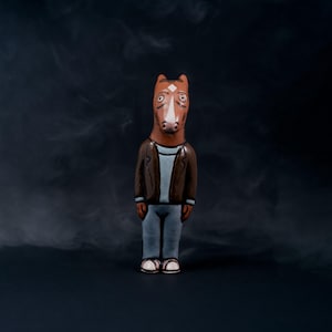 Handmade Bojack Horseman Pipe – Collectible Cartoon Art Toy