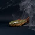 Handmade Trout Pipe – Ceramic Fish Gift