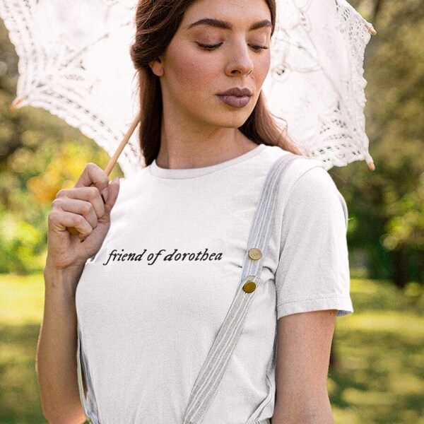 Taylor Swift Gaylor "Friend of Dorothea" in Folklore Font LGBTQ Tee
