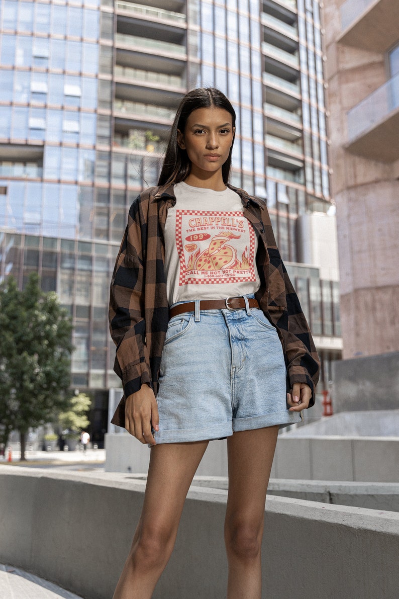 HOT TO GO Retro Pizza Graphic Chappell Midwest Princess Vintage Style