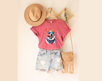 Camiseta Patriotic Corgi / Freedom Paws / Camisa de perro americano / Día de la Independencia / Corgi Patriótico / Camisa del 4 de julio / Regalo para los amantes de los perros