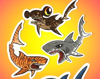 Shark Sticker Set