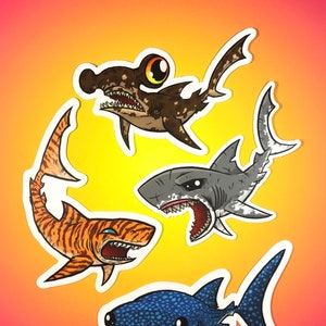 Shark Sticker Set