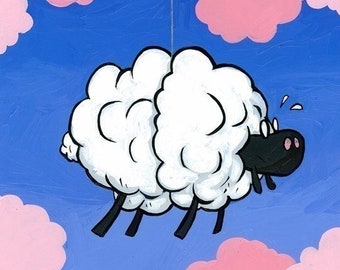 Cloud Sheep Giclee Print Set