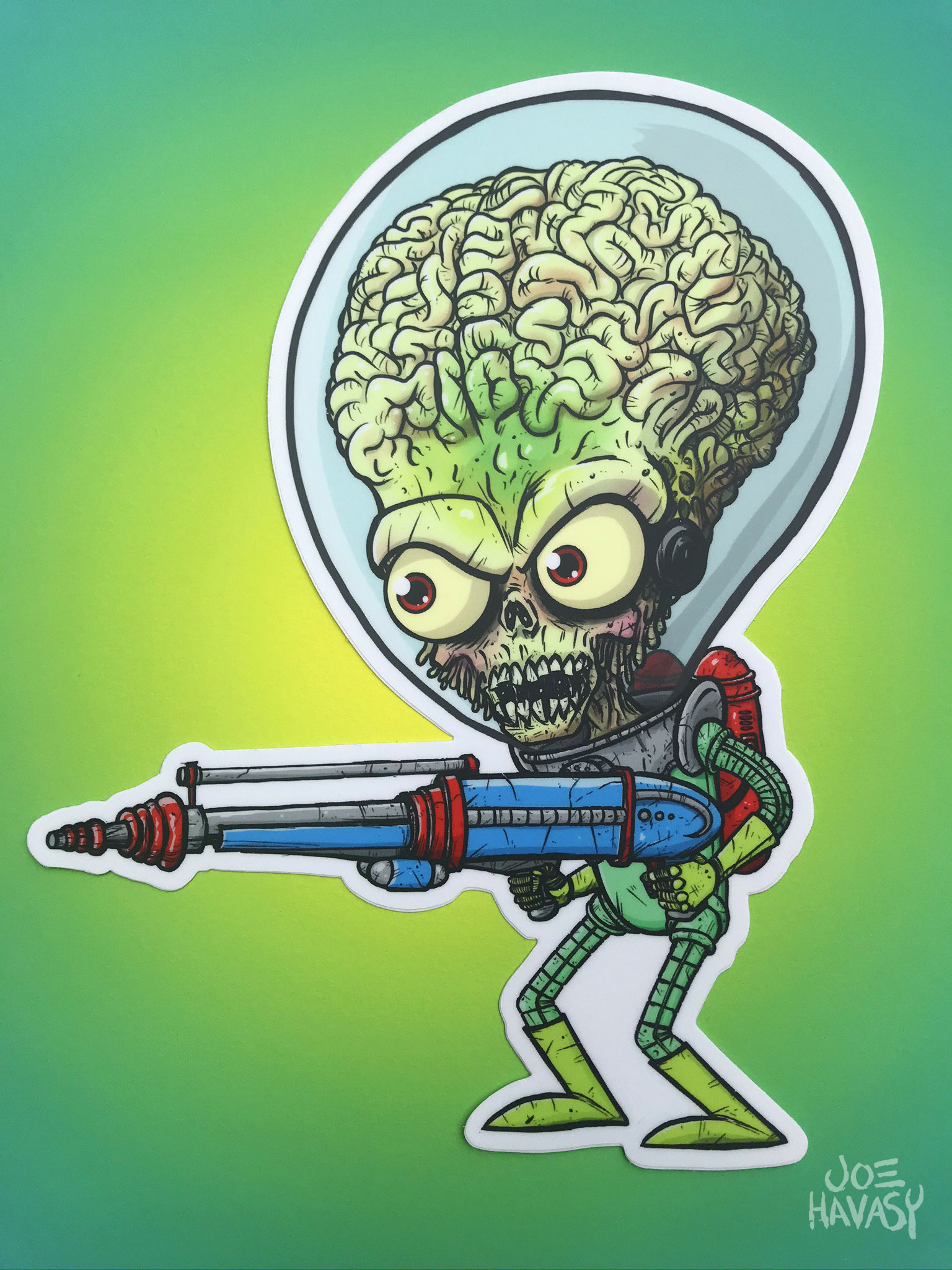 Mars Attacks Sticker - Etsy