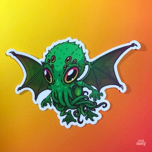 Kleiner Cthulhu-Aufkleber