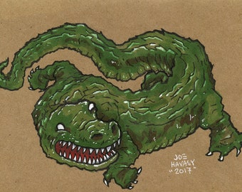 Gator Original Drawing