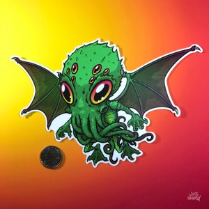 Large Cthulhu Sticker image 2