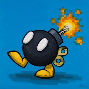 Bob Omb Giclee Print Various Sizes