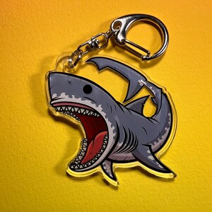 Great White Acrylic Charm