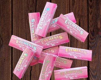 Elements Pink Papers - 1 1/4 Size 50 Leaves per pack