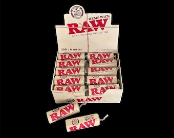 Mèche de chanvre RAW 20 pieds / 6 mètres