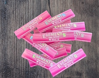 Elements Pink Papers - King Size Slim 32 Leaves per pack