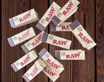 RAW Original Paper Tips - 50 tips per pack