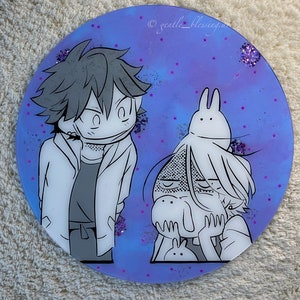 Anime plexiglass paintings Minato&Shohei