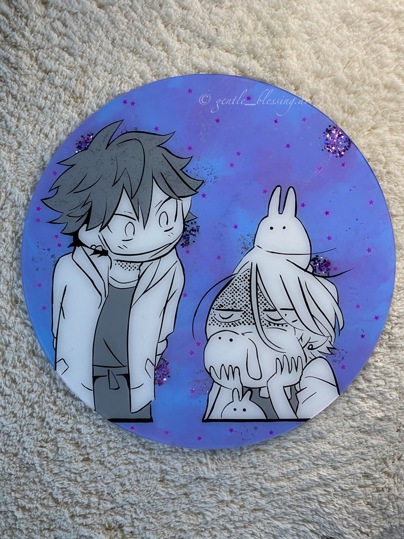 Anime plexiglass paintings Minato&Shohei