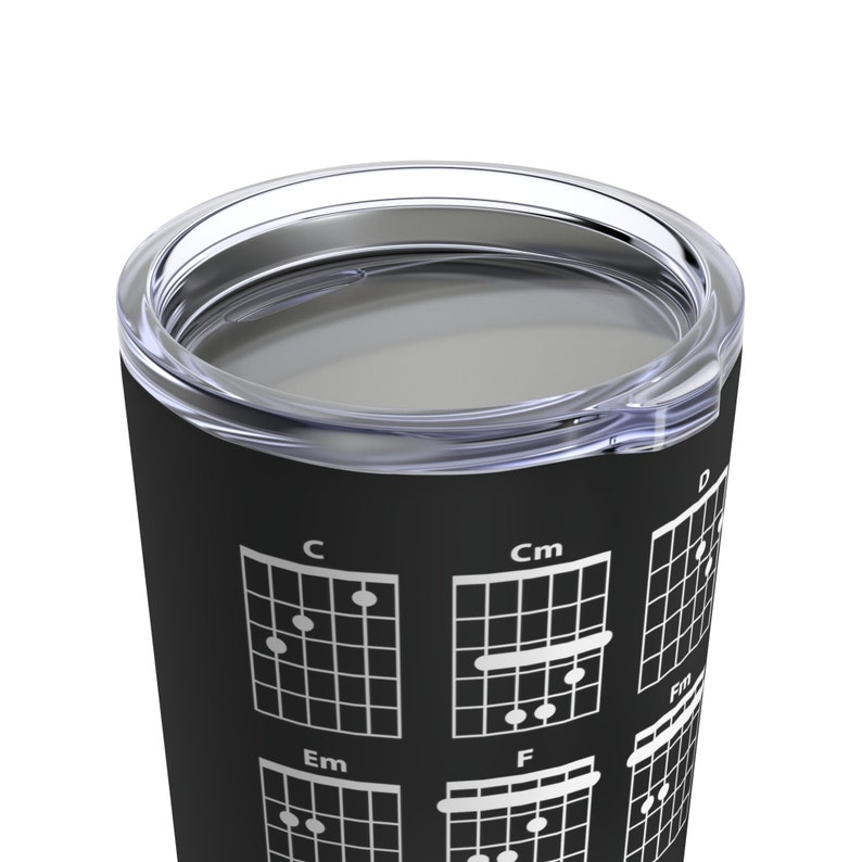 Guitar Chord Chart Tumbler, Guitar, Chord Chart, Chords, Music, 20oz ...