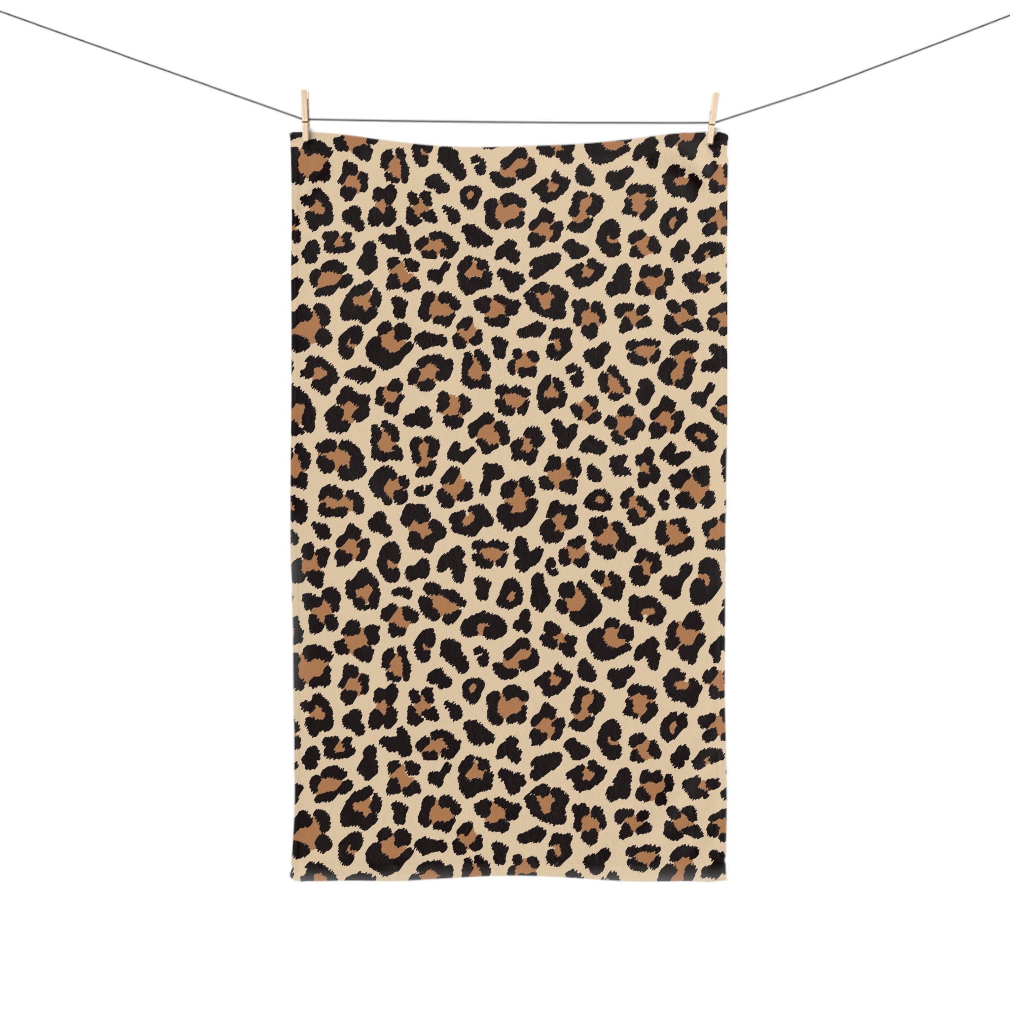 Cheetah towel set hotsell