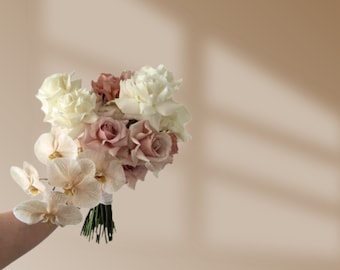 Sample Order Single Premium Faux Flower, Bridal Bouquet Sample, Individual Sanple Wedding Flower Made To Order