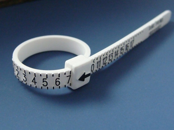 Ring sizer, Adjustable and reusable tool for finding ring size, Ring sizing gauge, US ring size finder