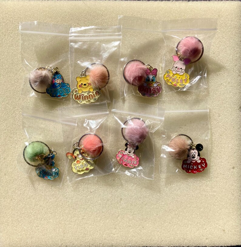 Disney Character Keychains - Etsy