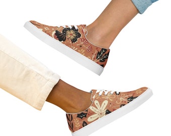 Women’s Boho Floral High Top Shoes for Prom