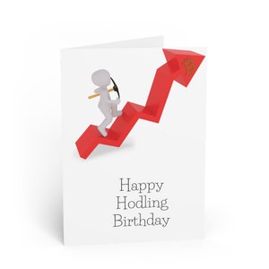 Crypto Greeting Card Crypto Birthday Card Gift for men Gift for him Gift for traders Bitcoin Cryptocurrency Gift Card