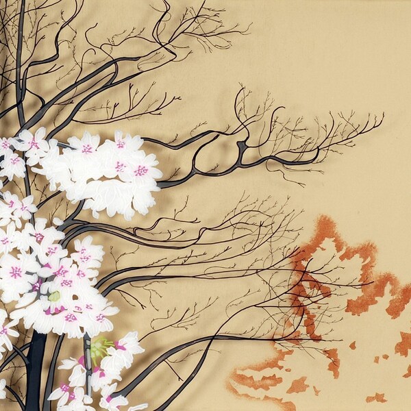 Three Trees In Spring