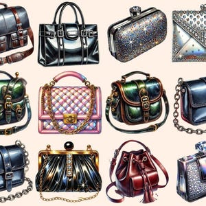 Purses & Handbags Clipart Chic Handbag Clipart - Wonders Artist