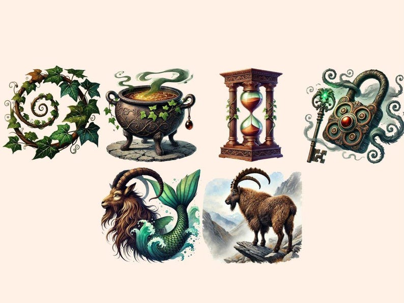 Capricorn Sign Clipart astrology png - Wonders Artist