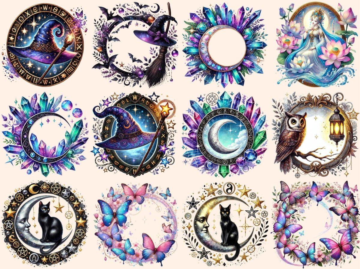 Magical Frames Clipart – 24 PNG Fantasy Borders (digital Download) - Etsy