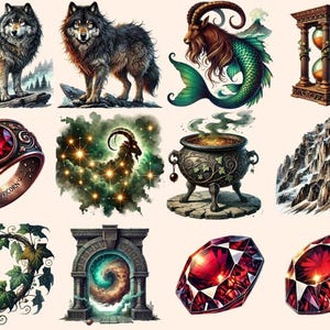 Capricorn Sign Clipart astrology png - Wonders Artist