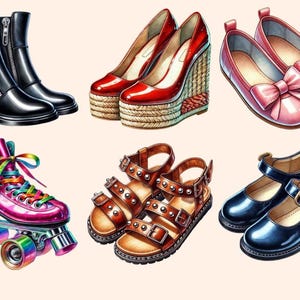 Shoes Clipart Boot Illustrations - Wonders Artist
