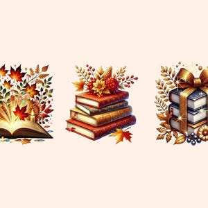 Autumn Books Clipart autumn books clipart - Wonders Artist
