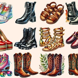 Shoes Clipart Boot Illustrations - Wonders Artist